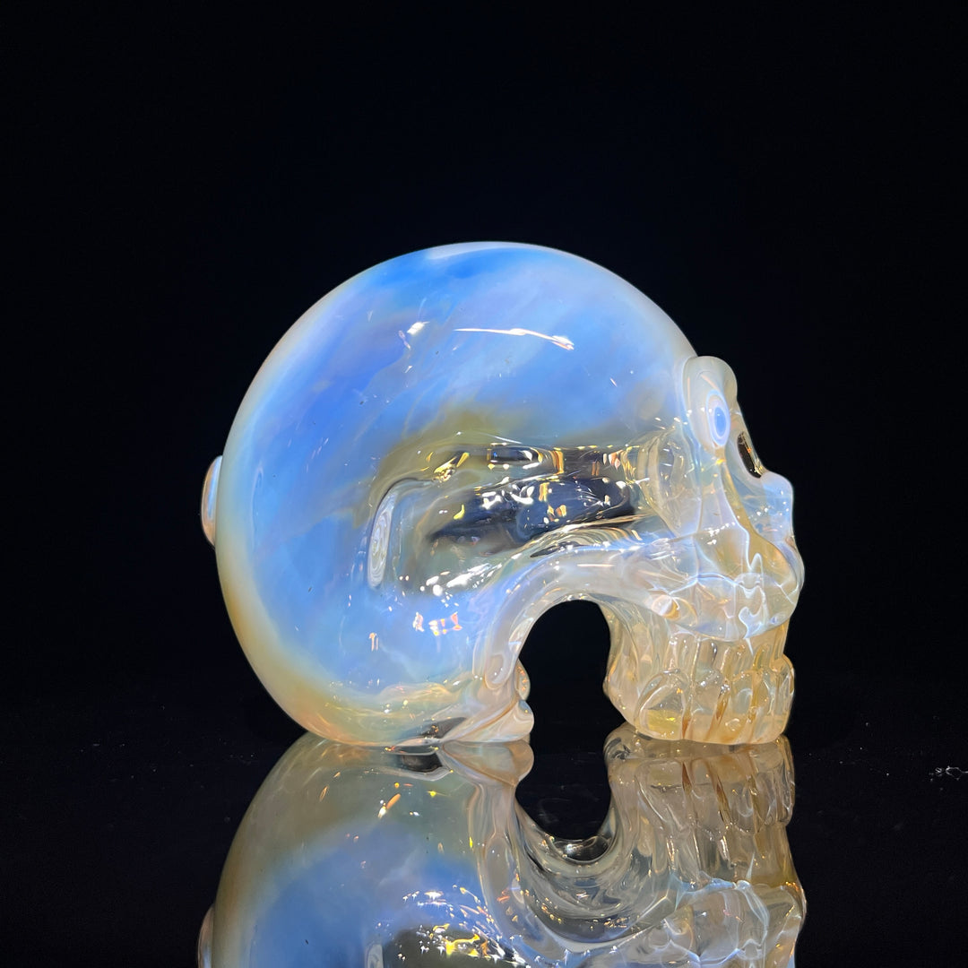 Glass Skull Pipe Glass Pipe Deviant Glass   