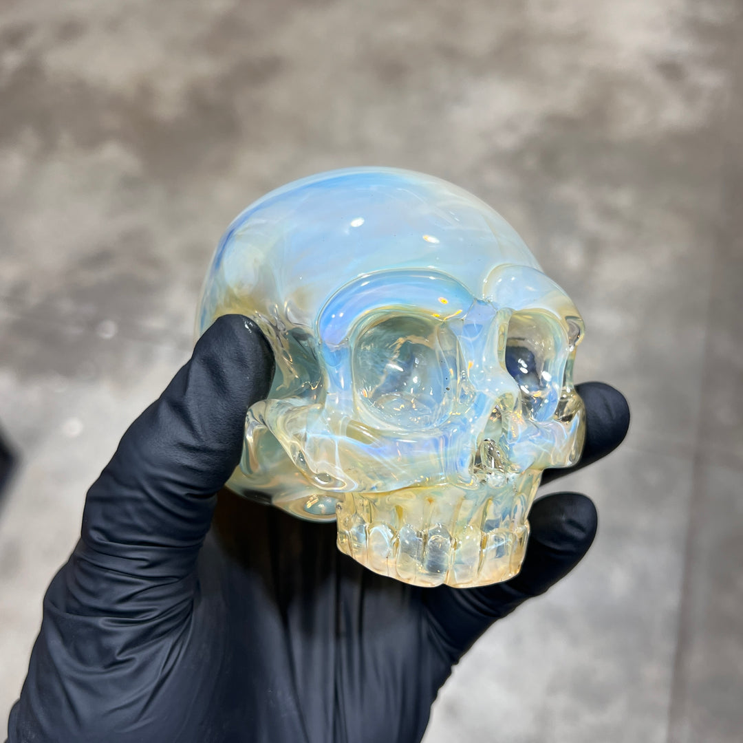 Glass Skull Pipe Glass Pipe Deviant Glass   