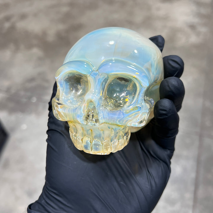 Glass Skull Pipe Glass Pipe Deviant Glass   