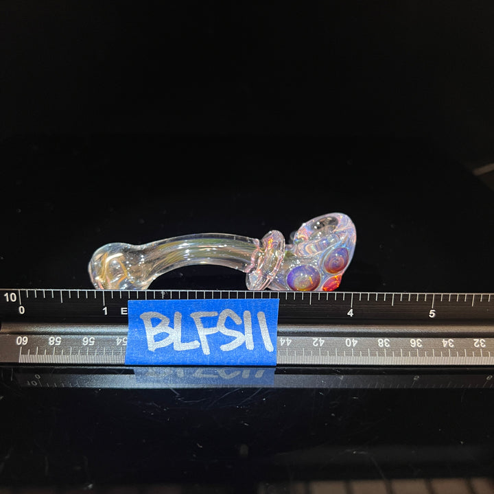 Fumed Linework Sherlock 11 Glass Pipe Boro Lyon   