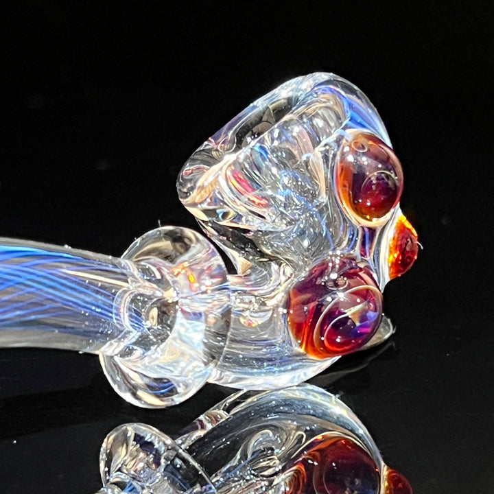 Fumed Line Work Sherlock Glass Pipe Boro Lyon   