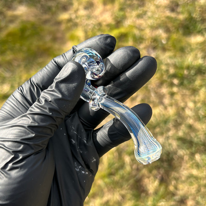 Fumed Line Work Sherlock Glass Pipe Boro Lyon   
