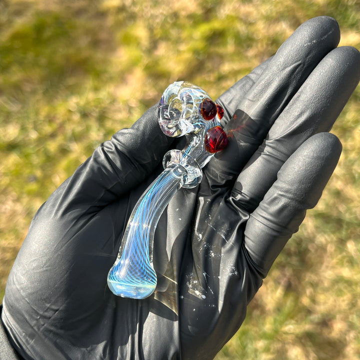 Fumed Line Work Sherlock Glass Pipe Boro Lyon   