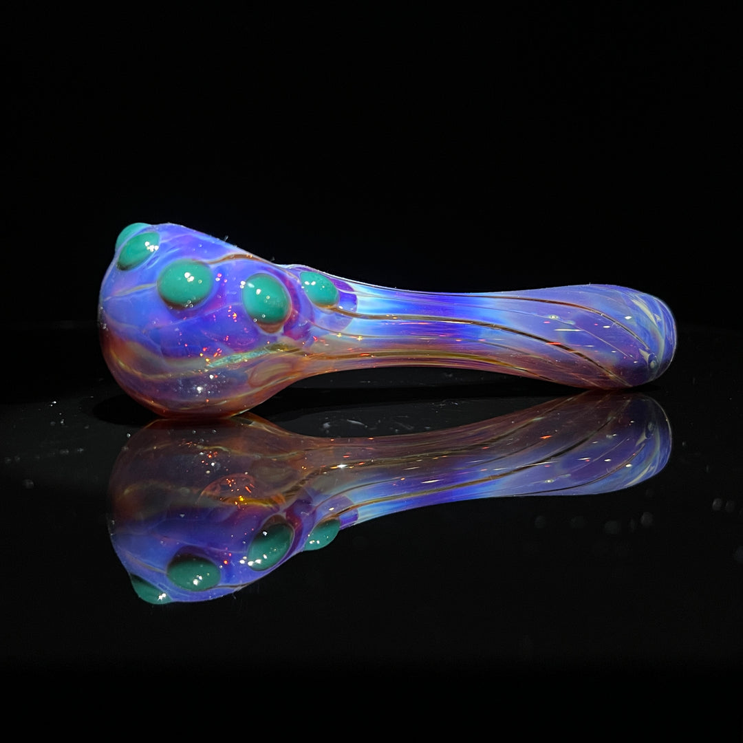 Left Handed Purple Creek Starlink Pipe Glass Pipe Taggart Glass   