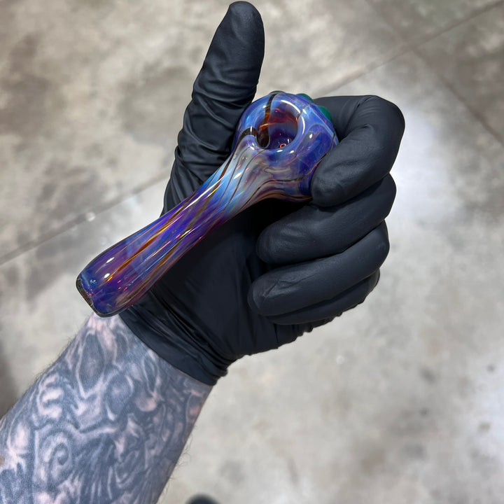 Fumed Linework Sherlock 11 Glass Pipe Boro Lyon   