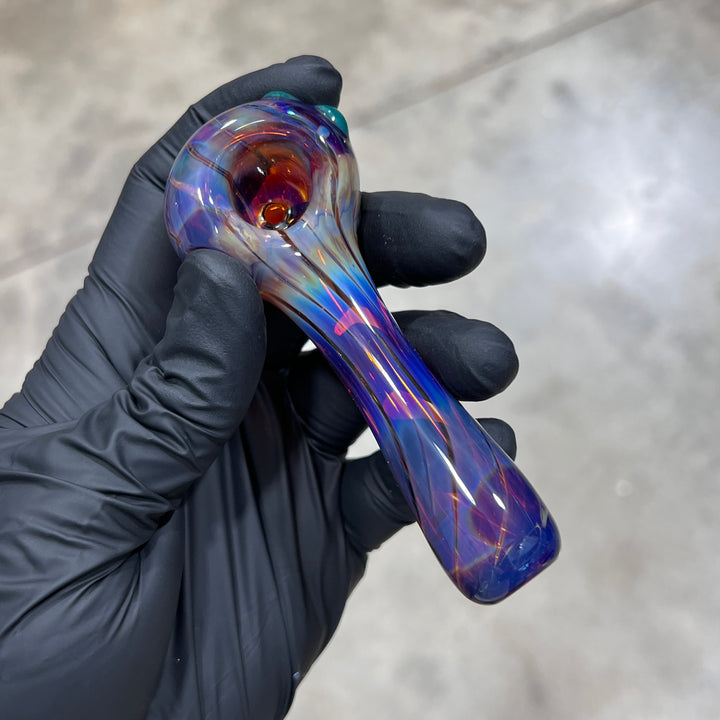 Purple Creek Triforce Pipe Glass Pipe Taggart Glass   