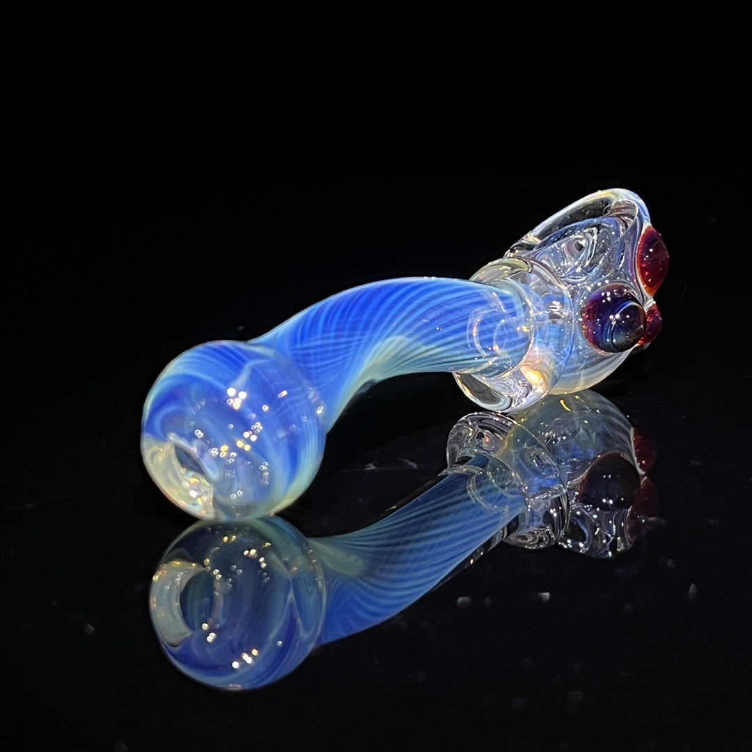 Fumed Linework Sherlock 16 Glass Pipe Boro Lyon   