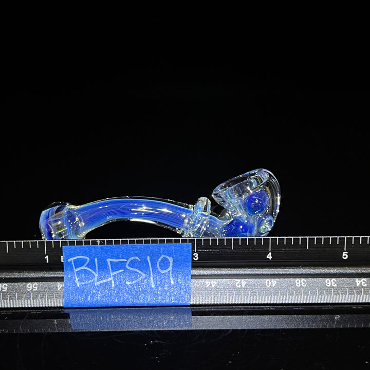 Fumed Linework Sherlock 19 Glass Pipe Boro Lyon   
