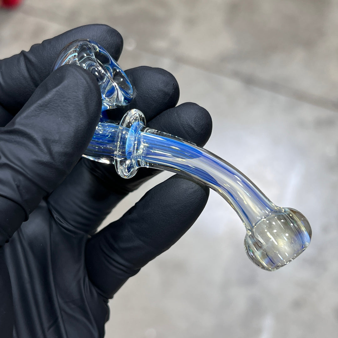 Fumed Line Work Sherlock Glass Pipe Boro Lyon   