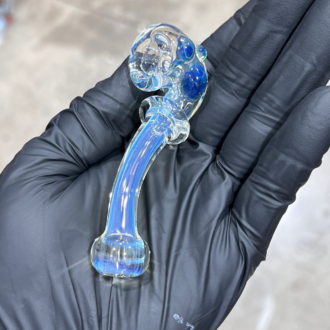 Fumed Linework Sherlock 19 Glass Pipe Boro Lyon   