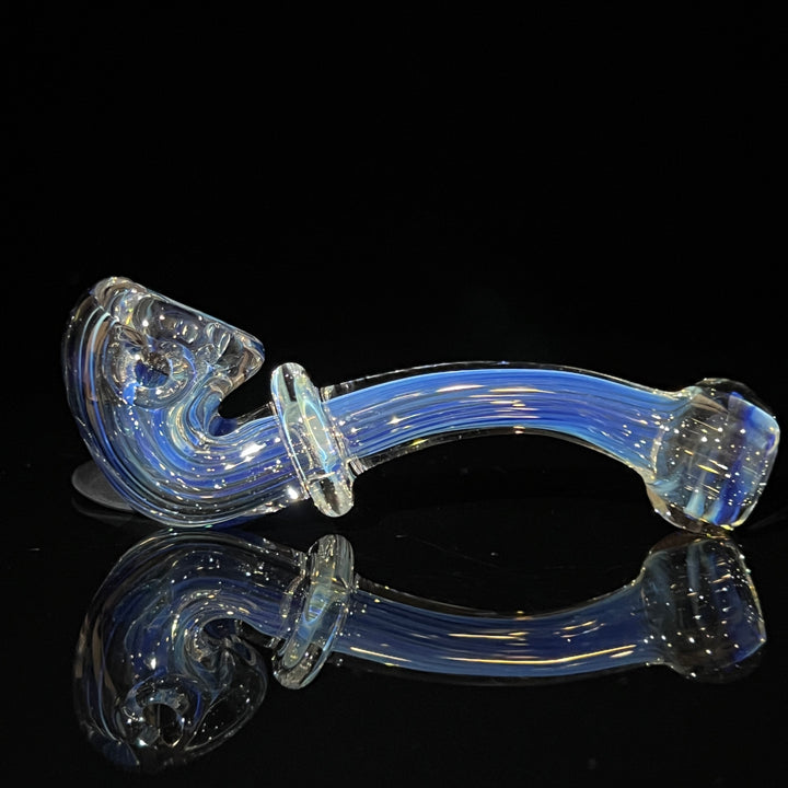 Fumed Linework Sherlock 19 Glass Pipe Boro Lyon   