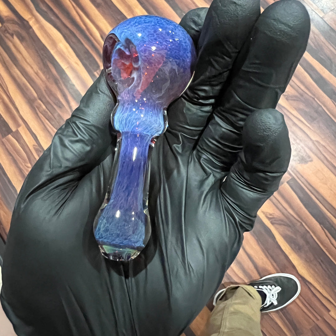 Purple Ice 3 Glass Pipe Jax   
