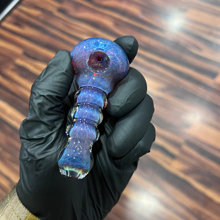 Purple Ice Maria Spoon Glass Pipe Jax   