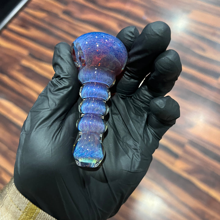 Purple Ice Maria Spoon Glass Pipe Jax   
