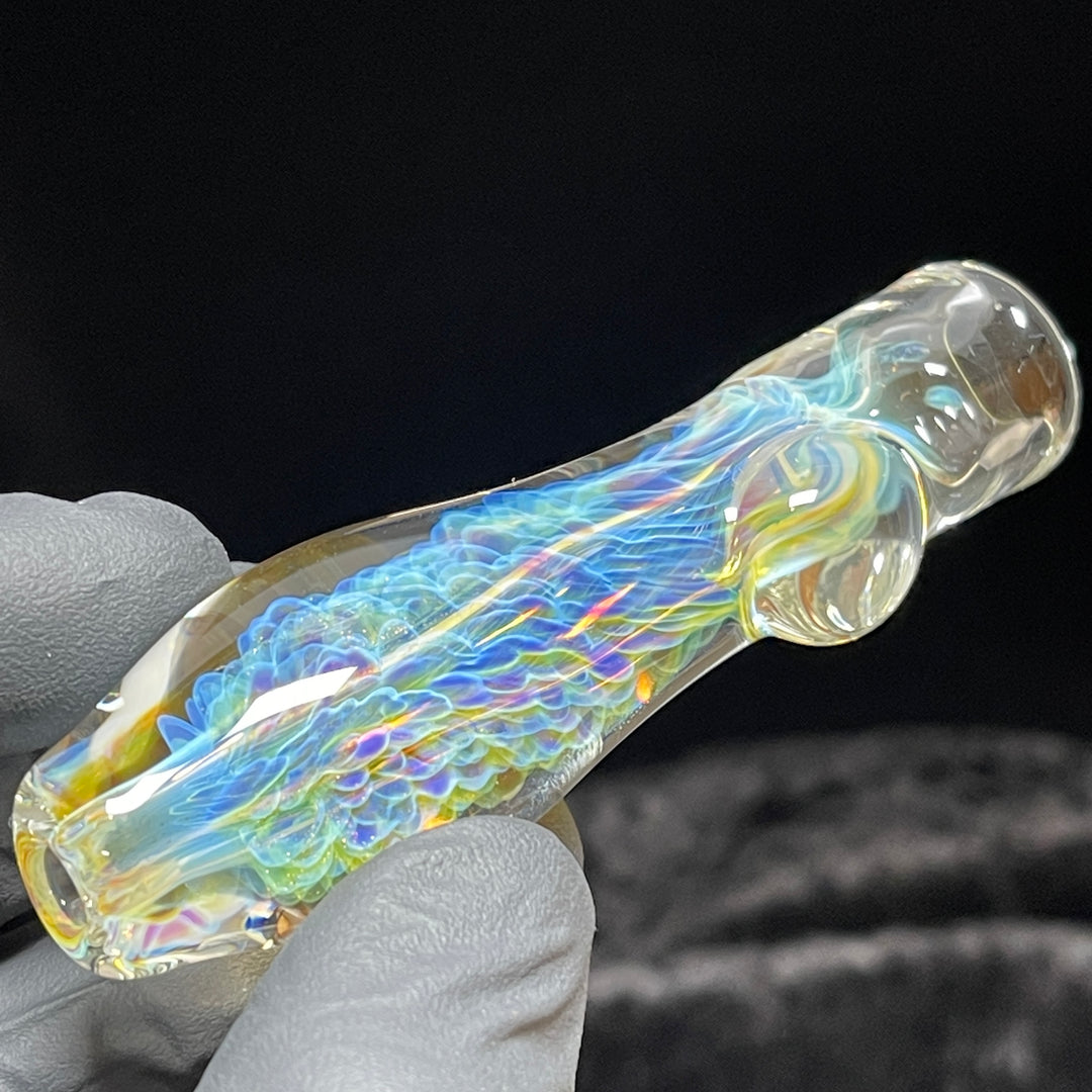 Purple Ghost Chillum Glass Pipe Tako Glass   