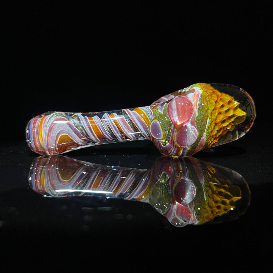 Grand Canyon Alien Brain Honeycomb 3 Glass Pipe Plug a Nug   