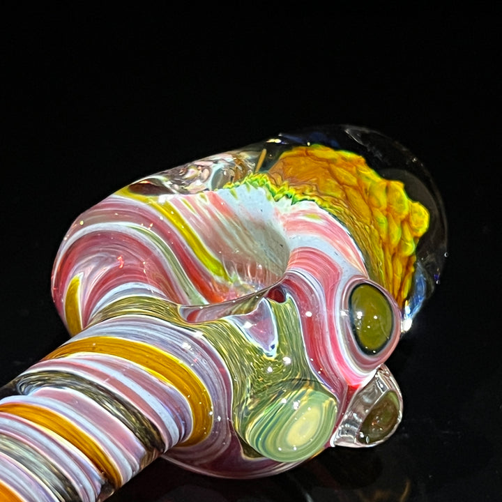 Grand Canyon Alien Brain Honeycomb 3 Glass Pipe Plug a Nug   