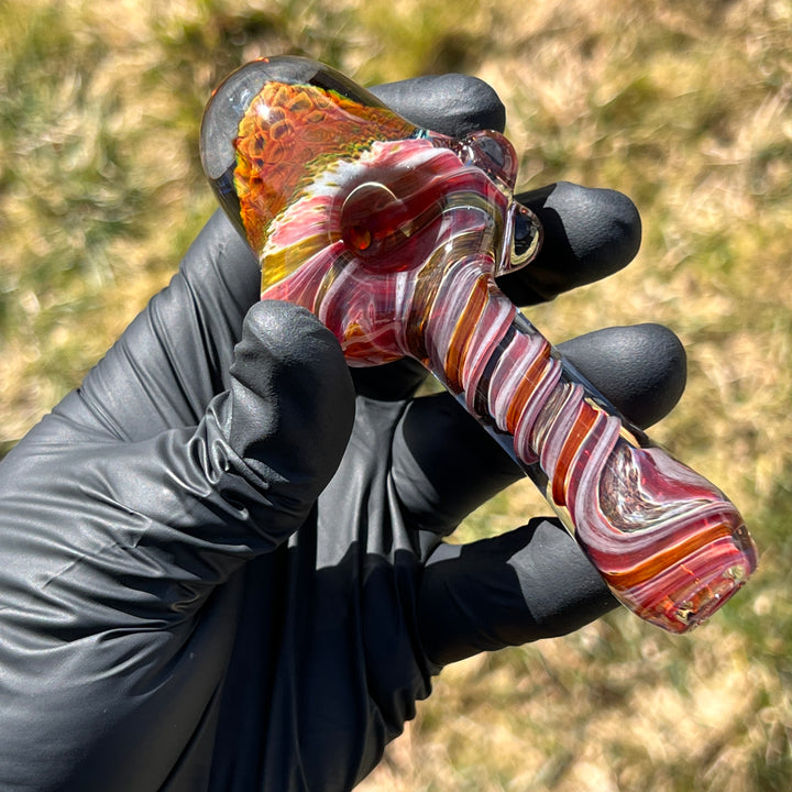 Grand Canyon Alien Brain Honeycomb 3 Glass Pipe Plug a Nug   