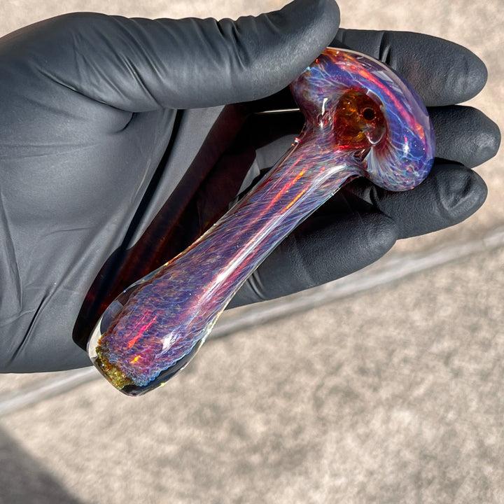 Purple Magic Pipe 1 Glass Pipe Beezy Glass   