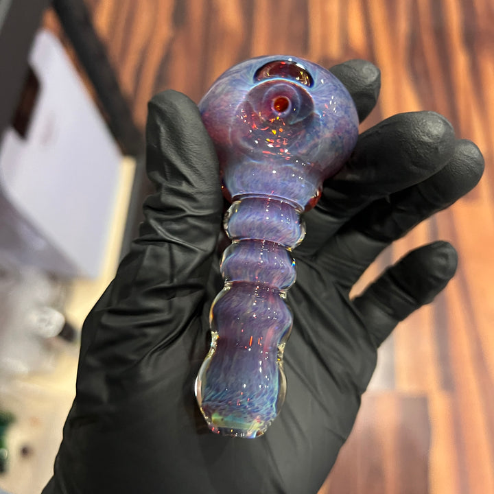 Purple Ice Maria Spoon Glass Pipe Jax   