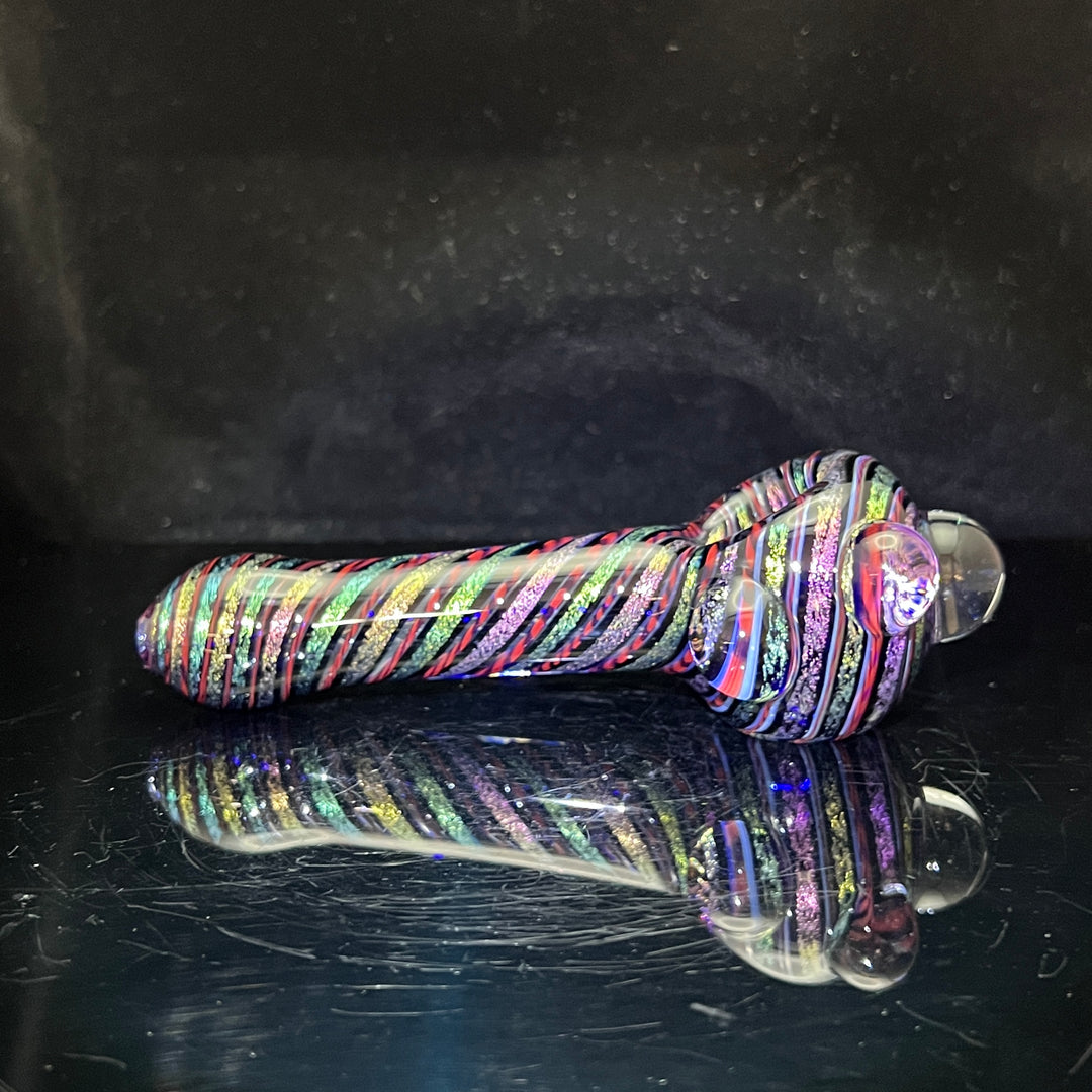 Large Dichro Twist Pipe 7 Glass Pipe Kevin McMurray   