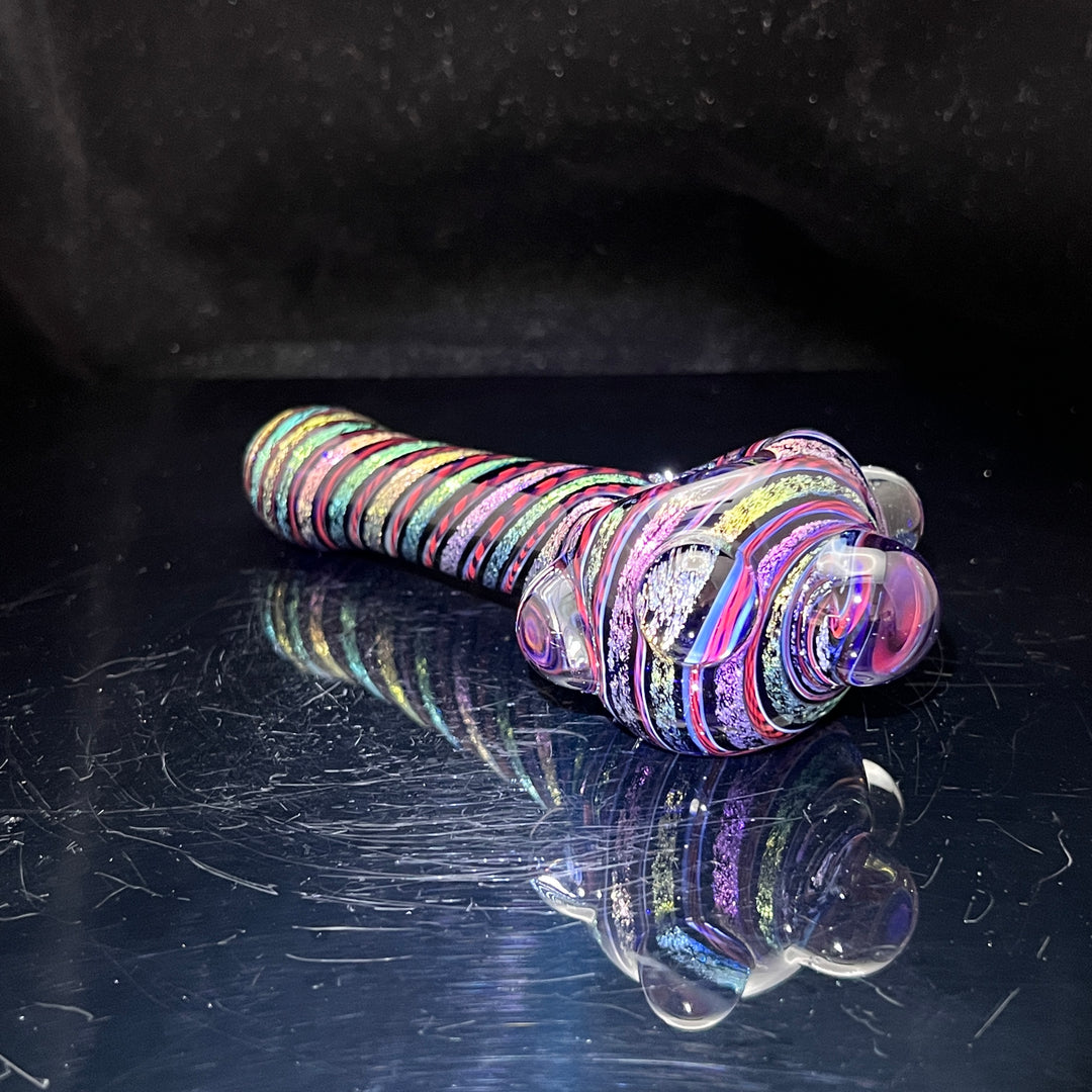 Large Dichro Twist Pipe 7 Glass Pipe Kevin McMurray   