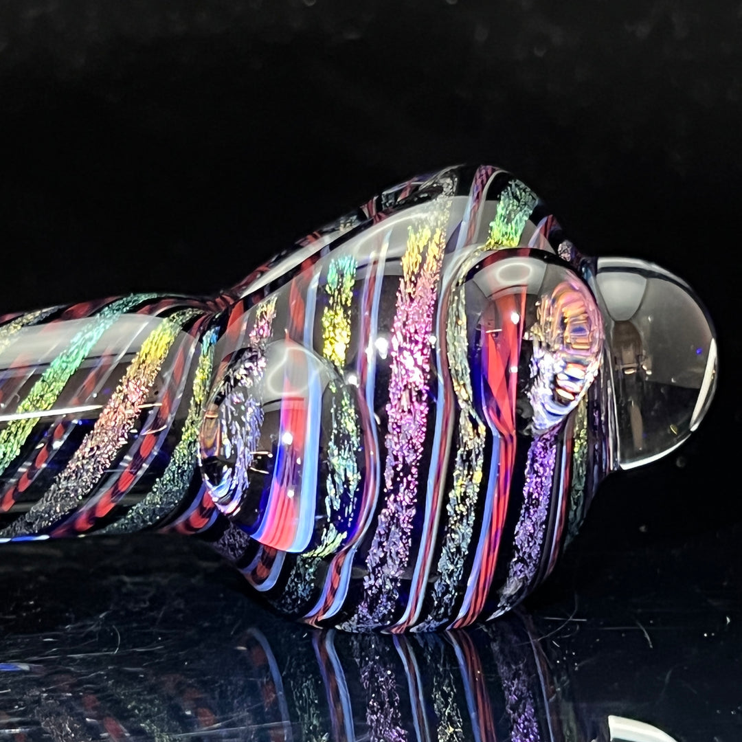 Large Dichro Twist Pipe 7 Glass Pipe Kevin McMurray   