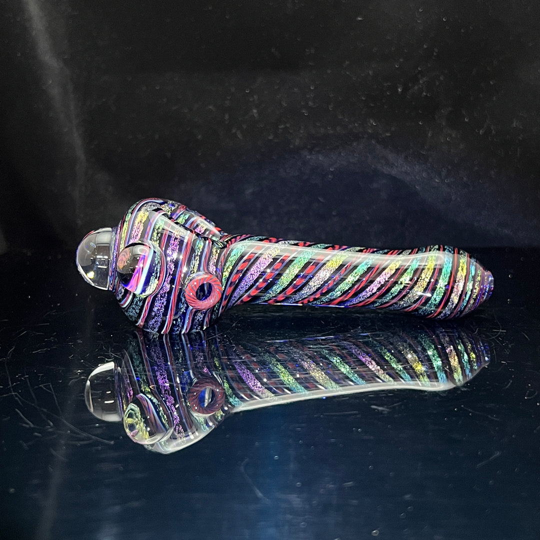 Large Dichro Twist Pipe 7 Glass Pipe Kevin McMurray   