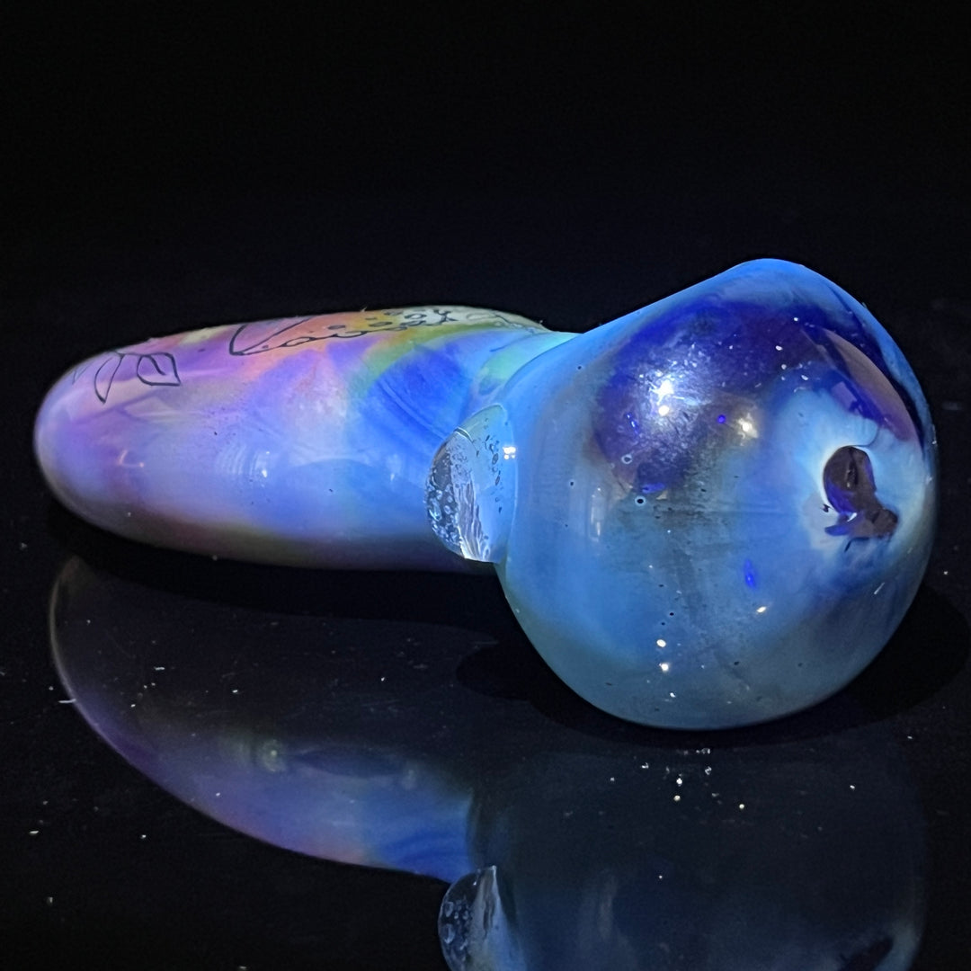 Carved mushroom Pipe 1 Glass Pipe Street Kitty Glass   