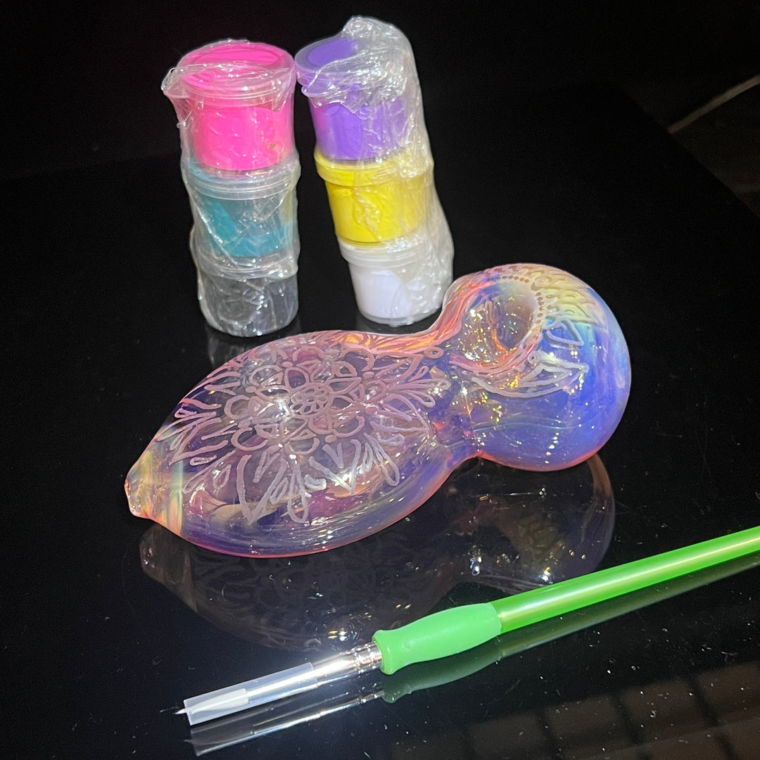 Chronic Art Color Kit Glass Pipe Street Kitty Glass   