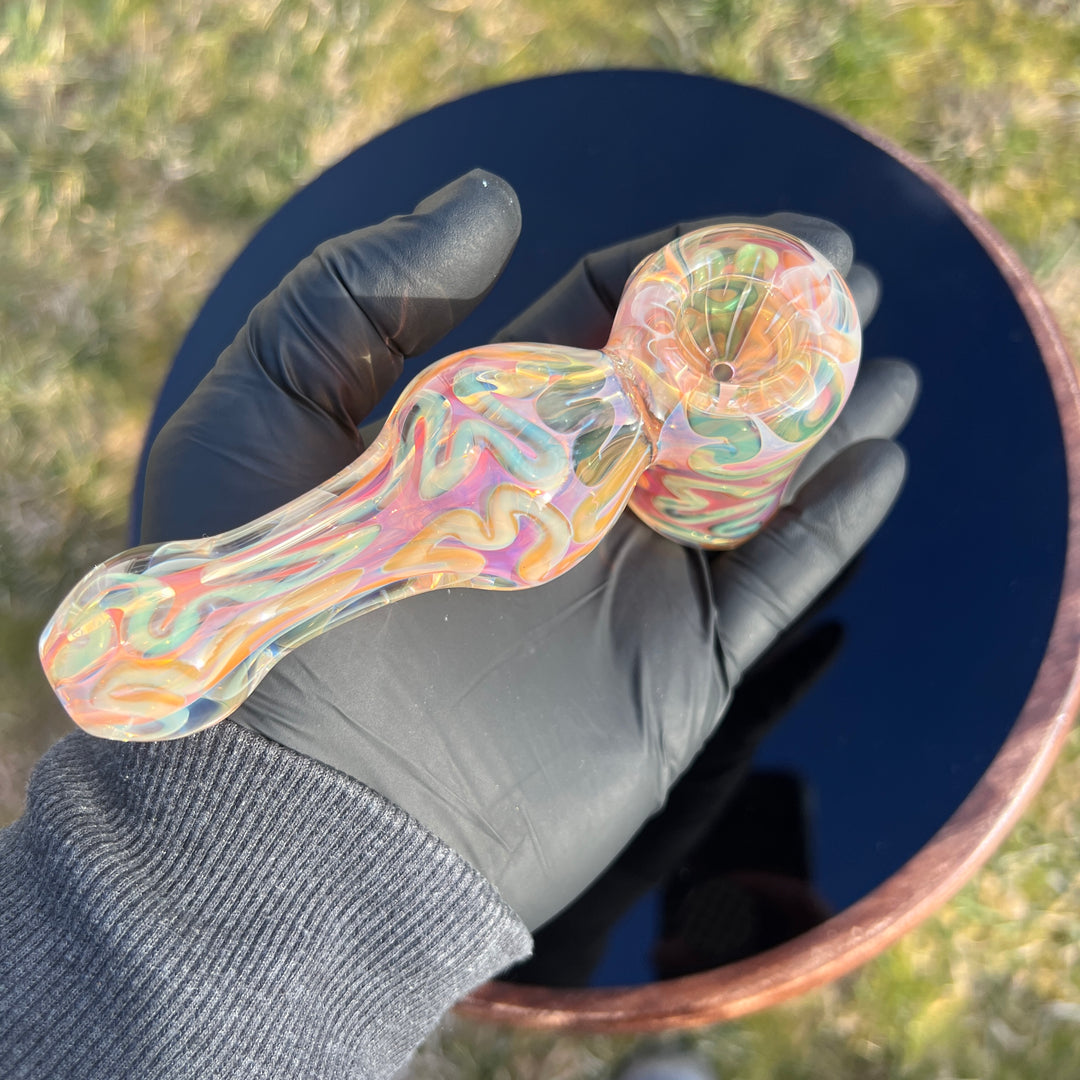 Inside Out Fume Hammer Glass Pipe Tiny Mike   