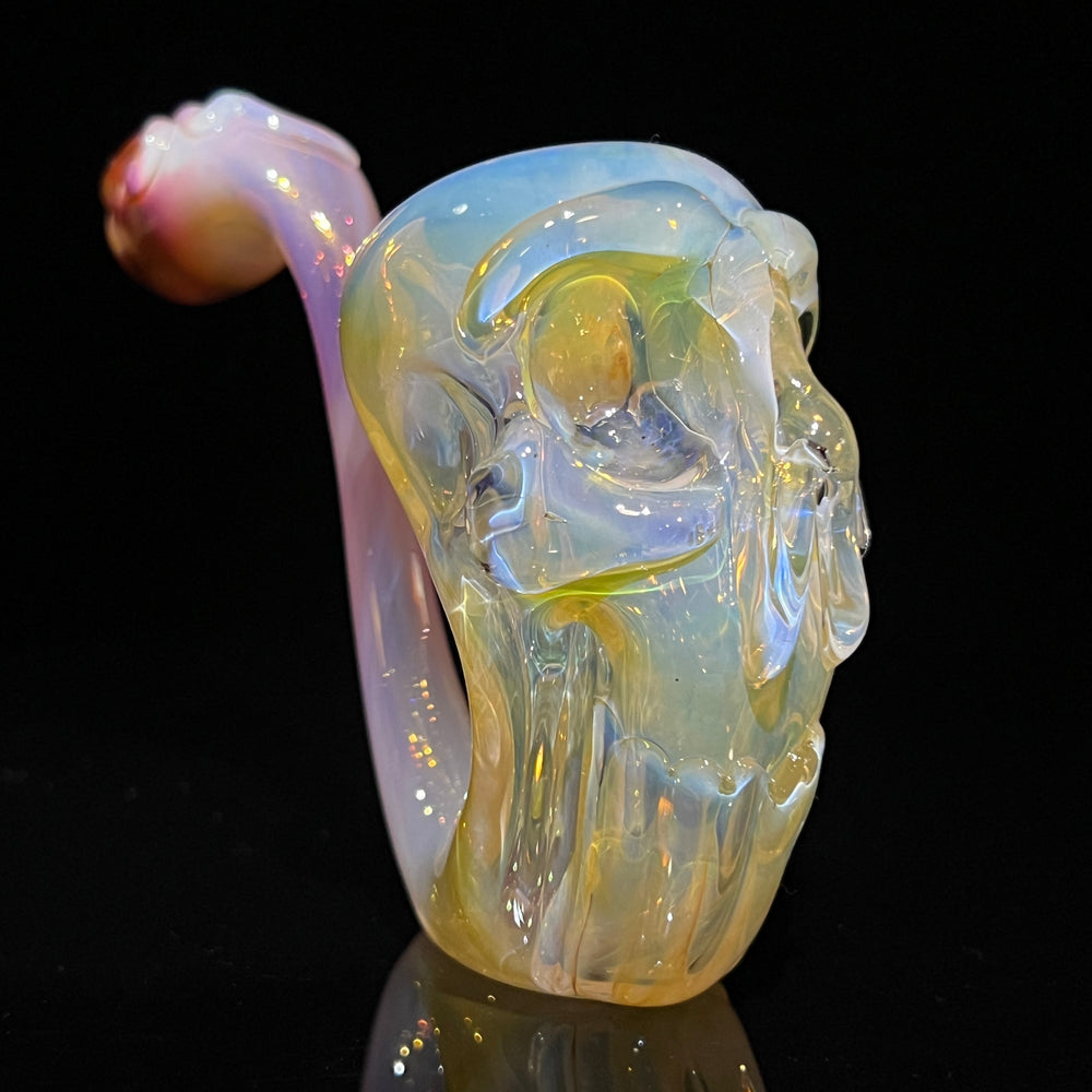 Glass Skullock Pipe 6 Glass Pipe Deviant Glass   