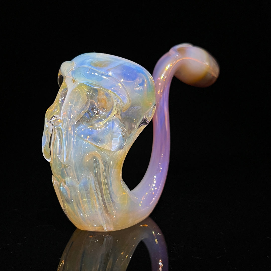 Glass Skullock Pipe 6 Glass Pipe Deviant Glass   