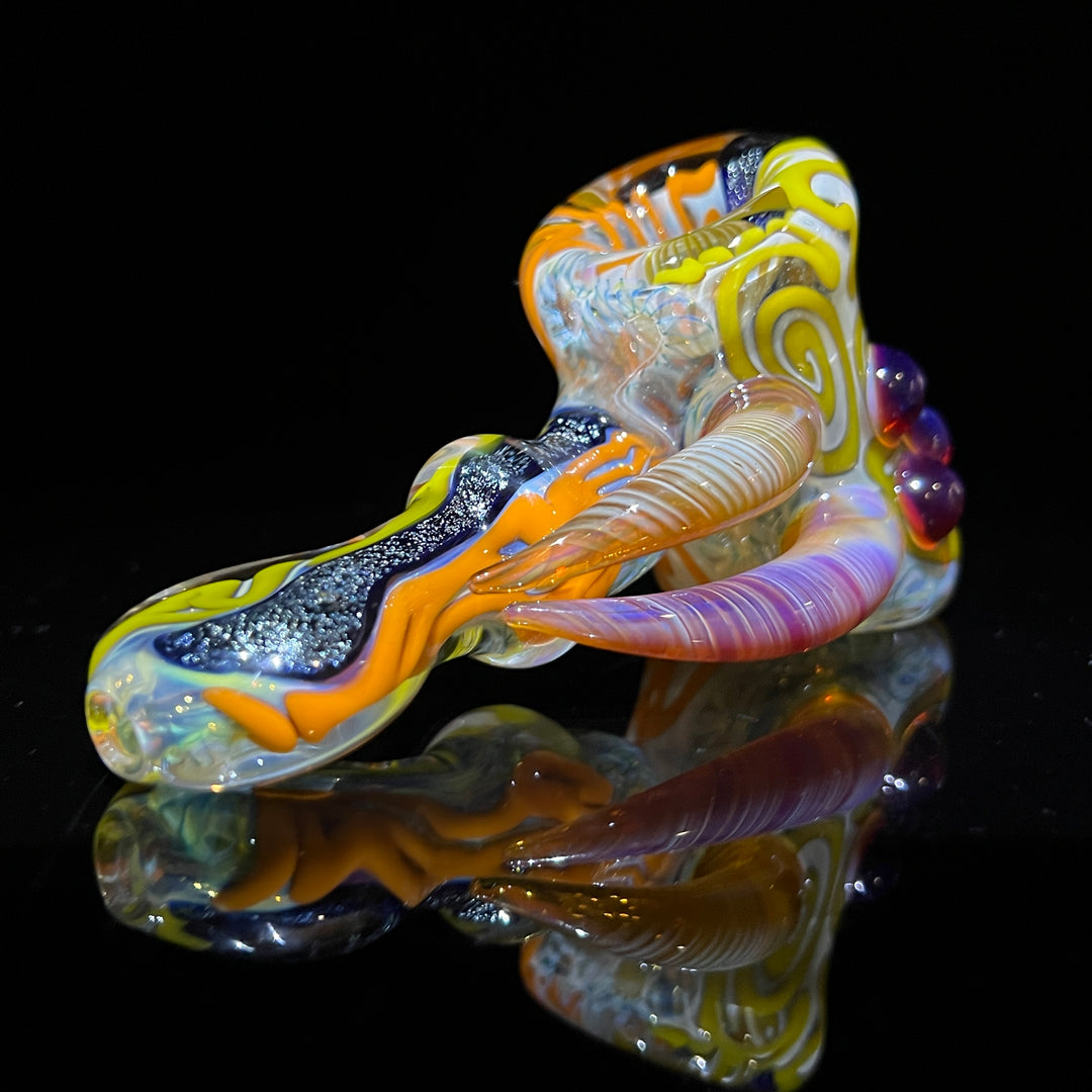 Horned Dichro Hammer 8 Glass Pipe Jeff Cooper   