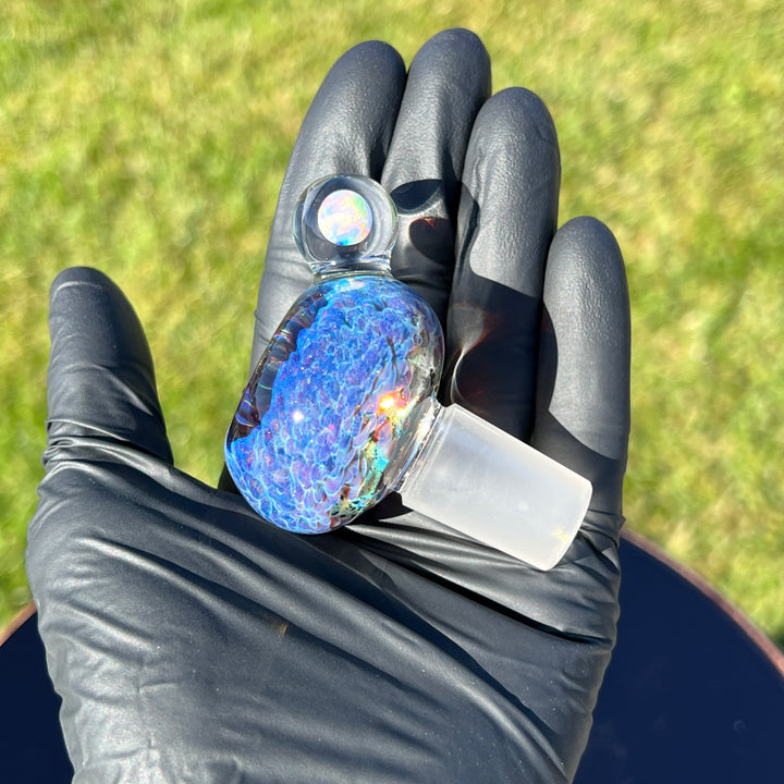 18 mm Nebula White Opal PullSlide Accessory Tako Glass   