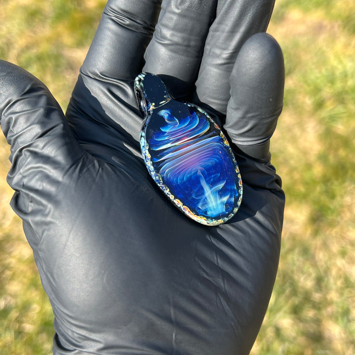 Geode Glass Pendant 5 Jewelry vettori glass   