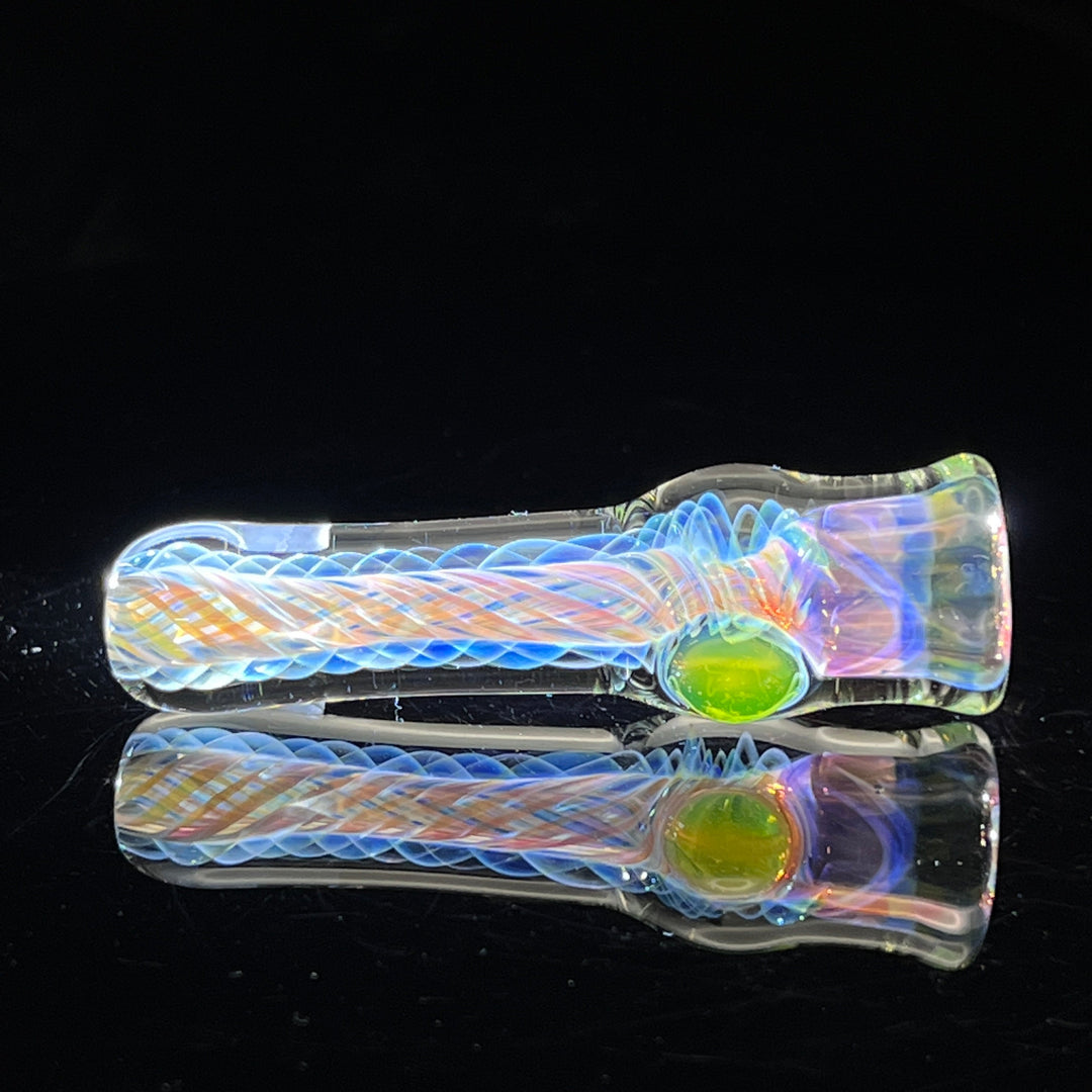 Thick Fume Chillum Glass Pipe Chuck Glass   