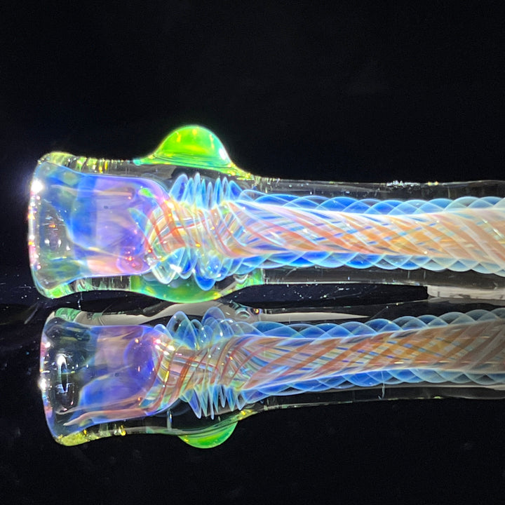 Thick Fume Chillum Glass Pipe Chuck Glass   