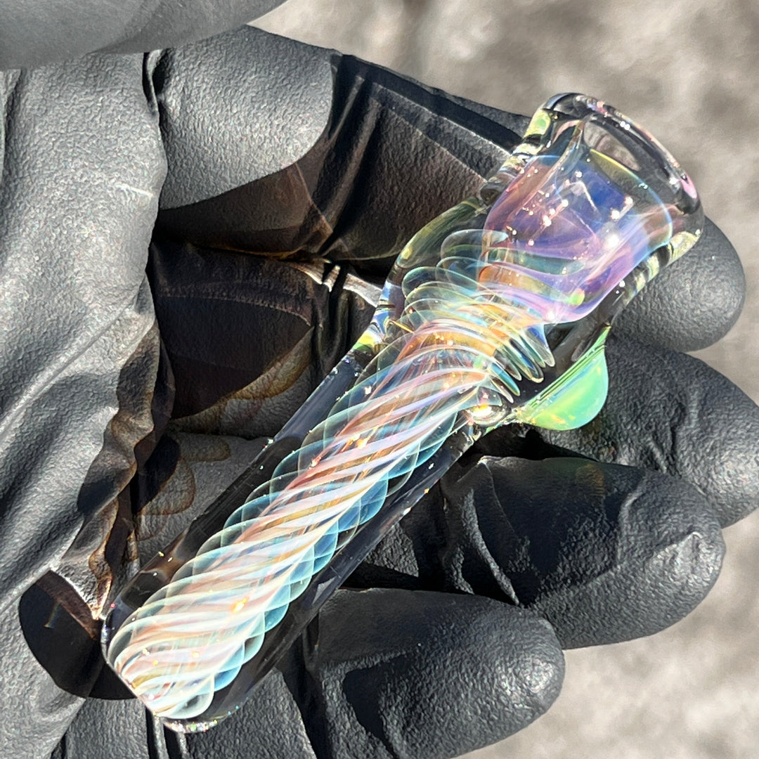 Thick Fume Chillum Glass Pipe Chuck Glass   