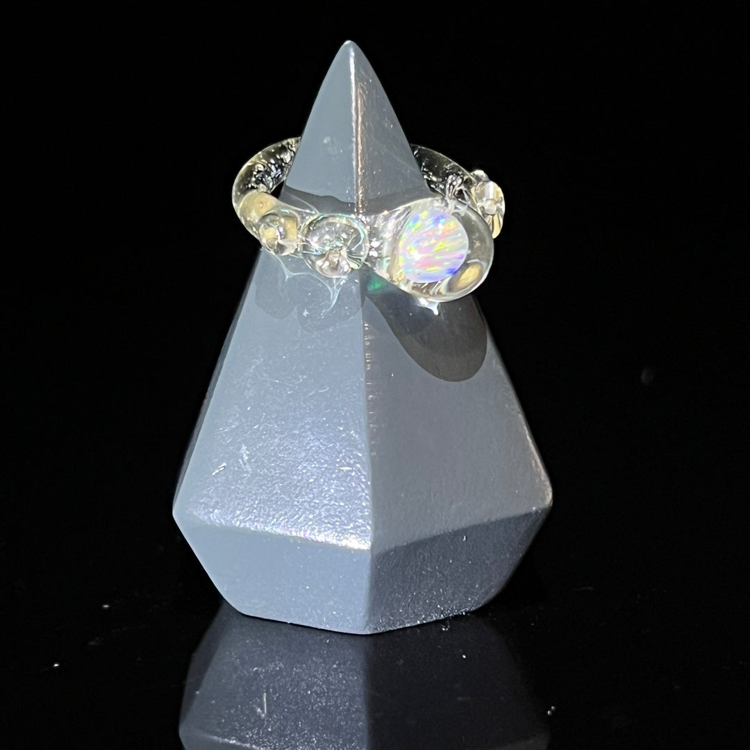 Dichro Chunky Opal Glass Ring Jewelry Marni420   