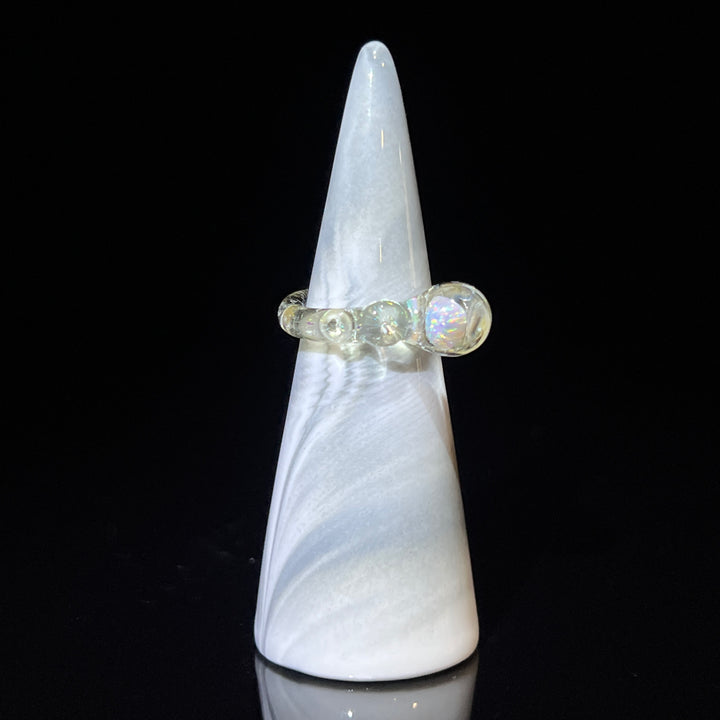 Dichro Chunky Opal Glass Ring Jewelry Marni420   