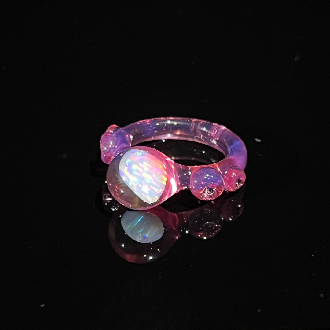Color Chunky Opal Glass Ring 1 Jewelry Marni420   