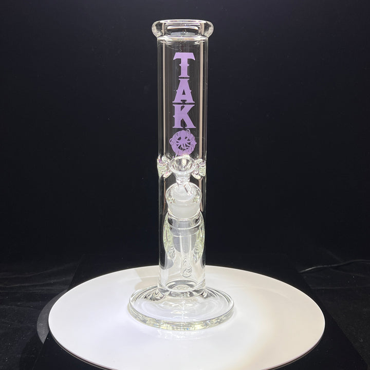 9mm Chunky Straight Bong 12" Glass Pipe TG   
