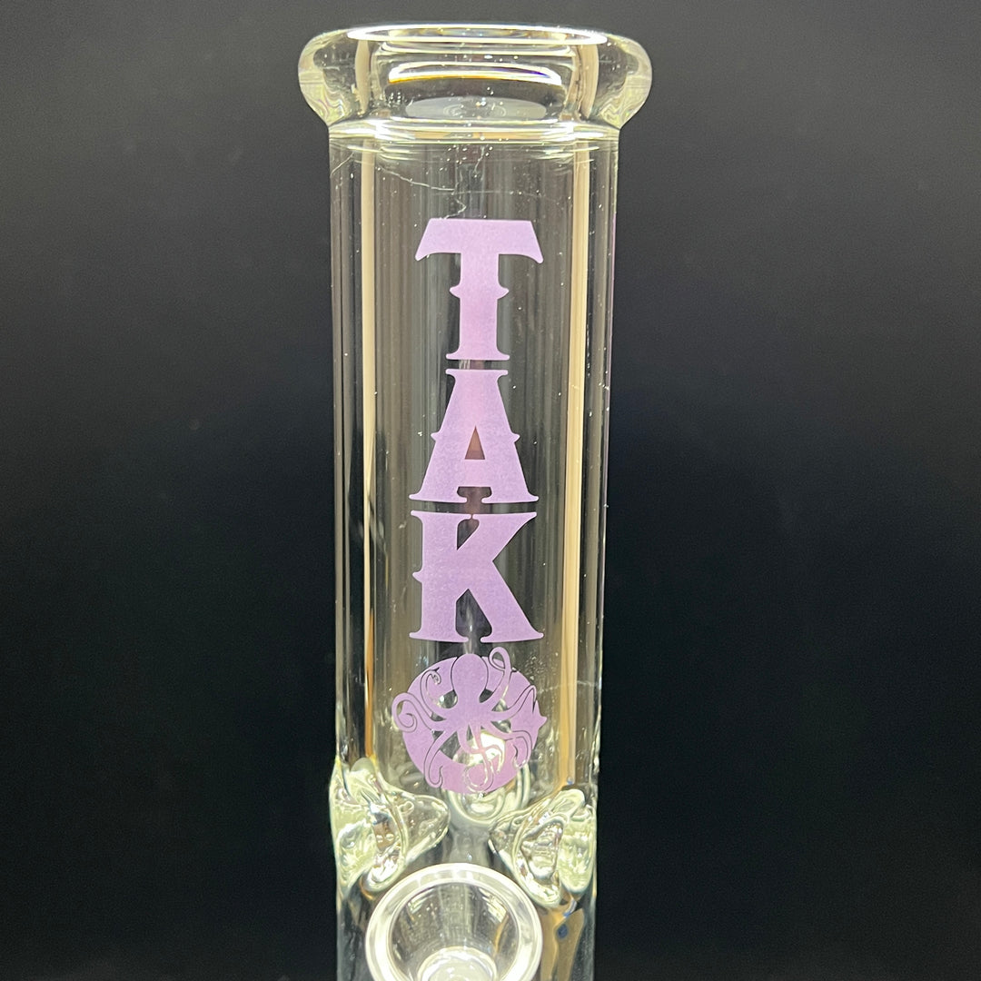 9 mm Chunky Straight Bong 12" Glass Pipe TG   