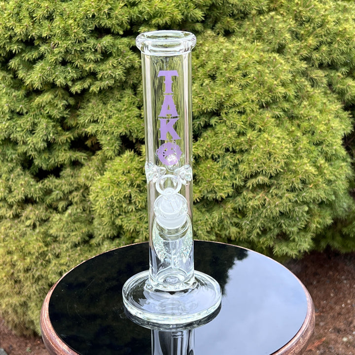 9mm Chunky Straight Bong 12" Glass Pipe TG   