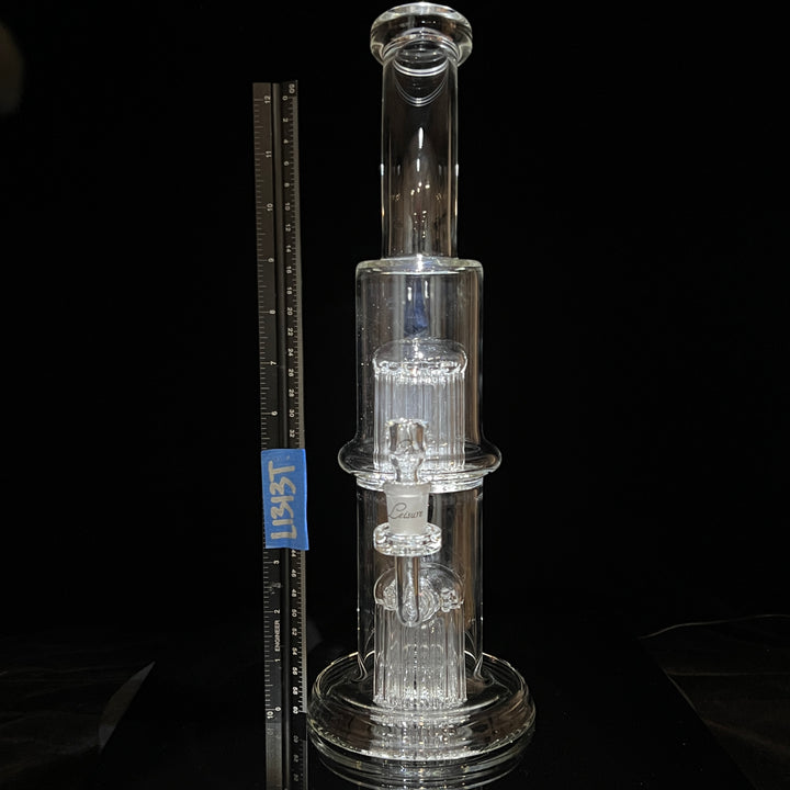 13/13 Arm Flower Tube Bong Glass Pipe Leisure Glass   