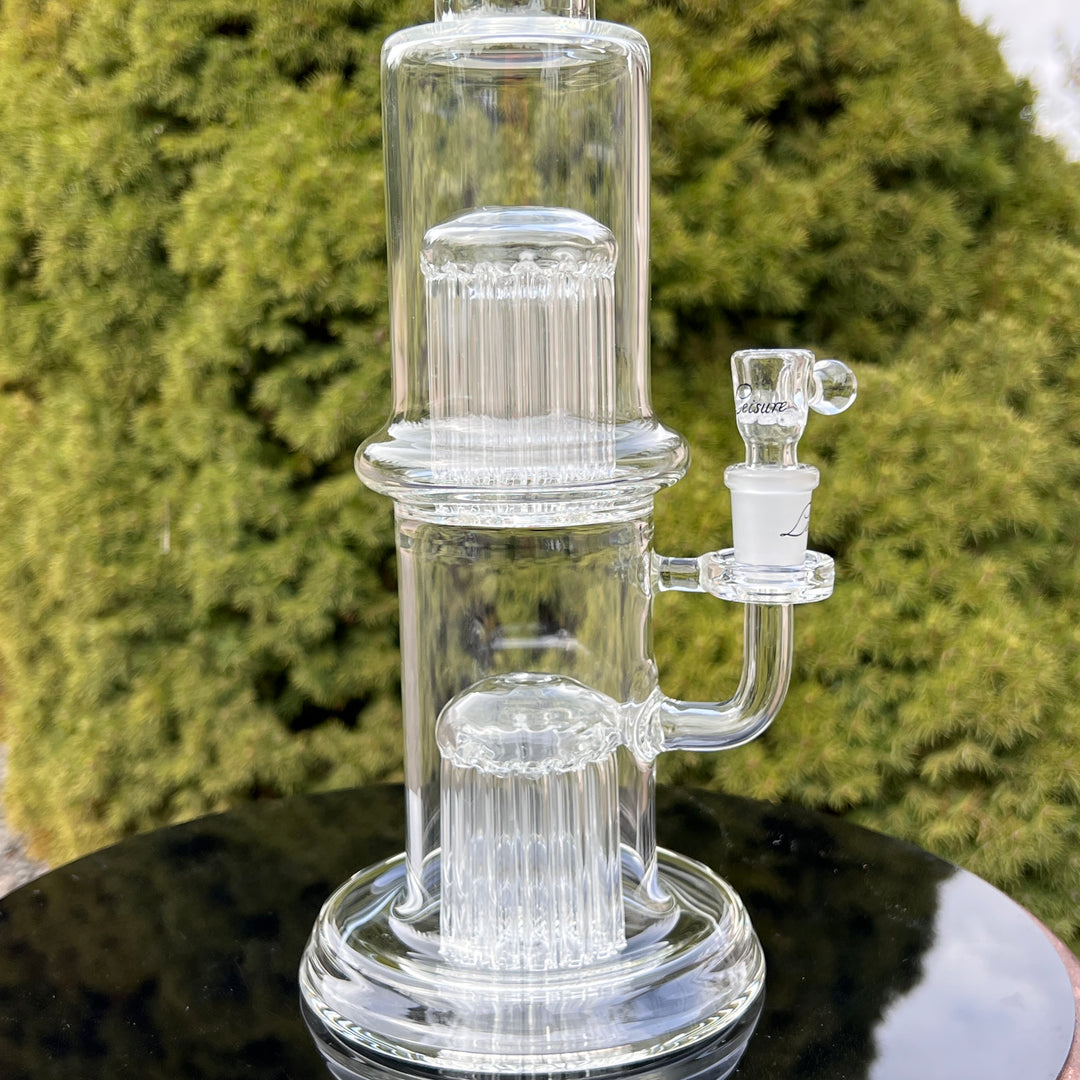 13/13 Arm Flower Tube Bong Glass Pipe Leisure Glass   