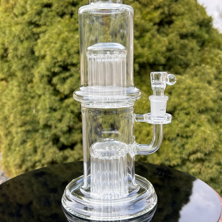 13/13 Arm Flower Tube Bong Glass Pipe Leisure Glass   
