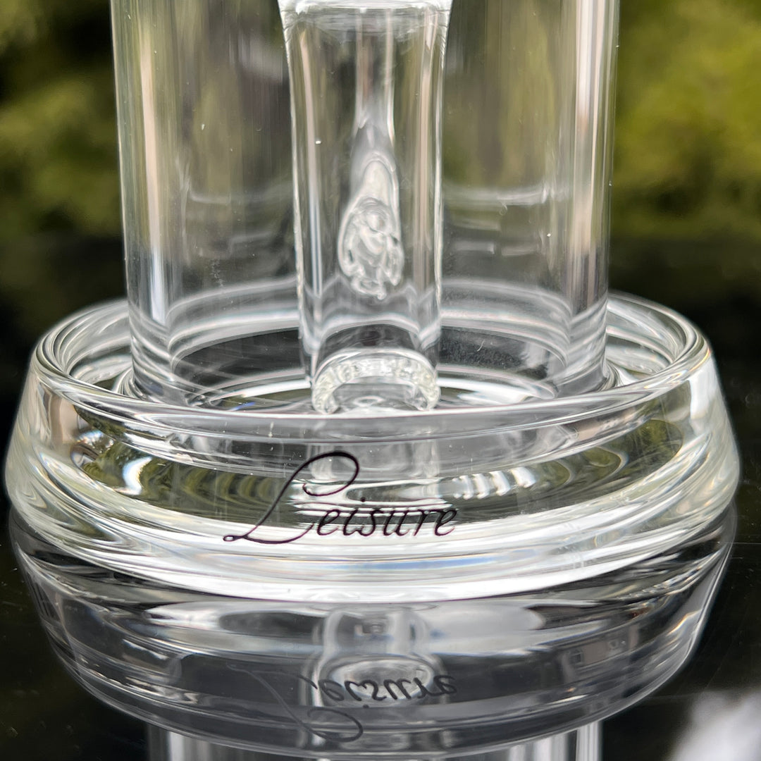 14MM Clear Incycler Water Pipe Leisure Glass   