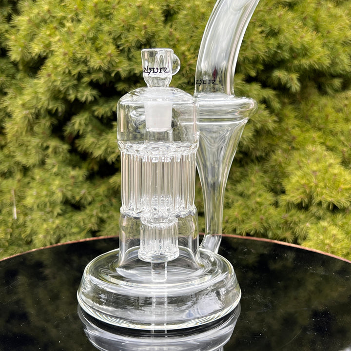 Pillar Recycler With Tree Diffuser Glass Pipe Leisure Glass   